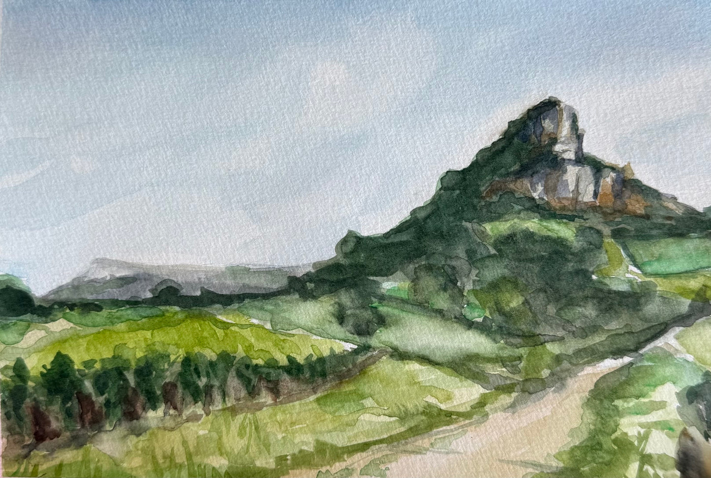 Paysage de Solutré