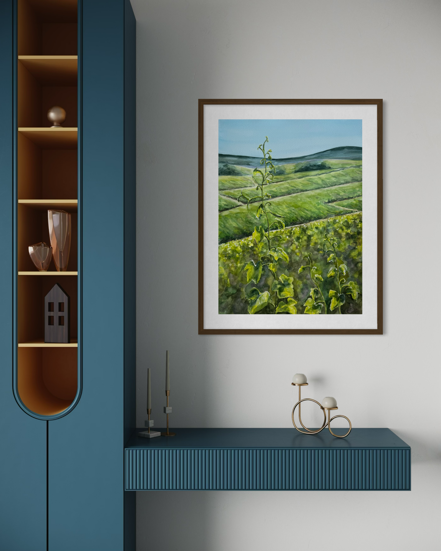 Les Vignes au Printemps